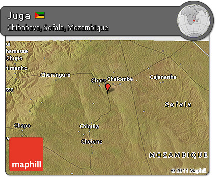 Satellite 3D Map of Juga