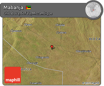 Satellite 3D Map of Mabanja