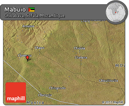 Satellite 3D Map of Mabuio