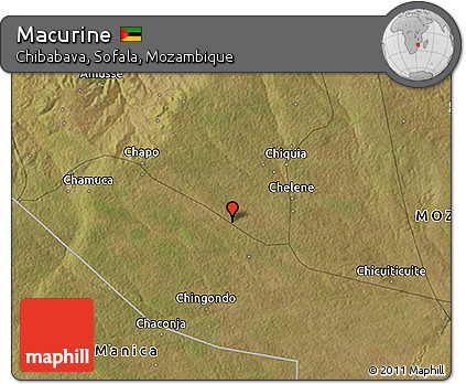 Satellite 3D Map of Macurine