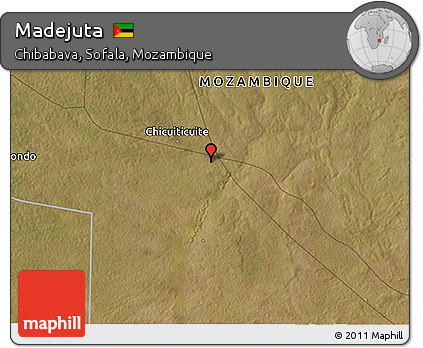 Satellite 3D Map of Madejuta