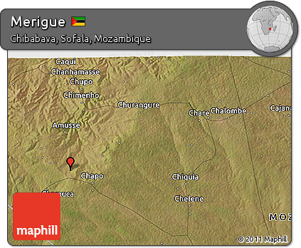 Satellite 3D Map of Merigue