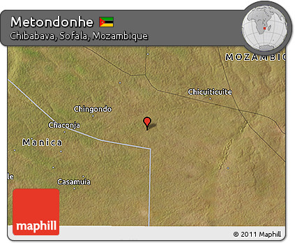 Satellite 3D Map of Metondonhe
