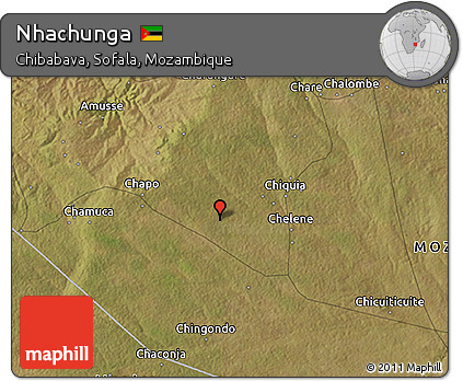 Satellite 3D Map of Nhachunga