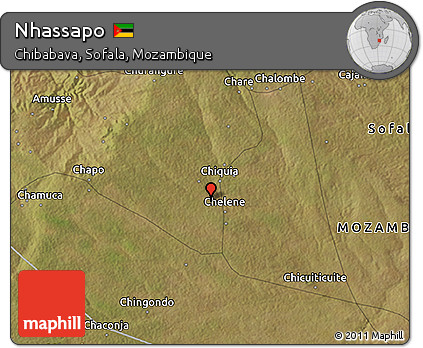 Satellite 3D Map of Nhassapo