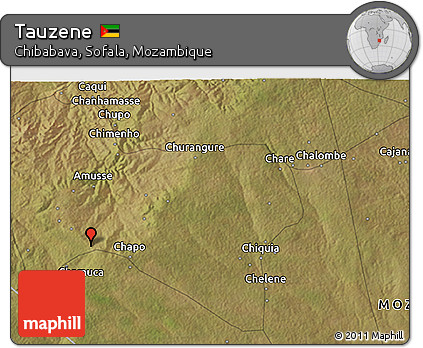 Satellite 3D Map of Tauzene