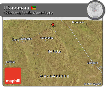 Satellite 3D Map of Ufanomaia