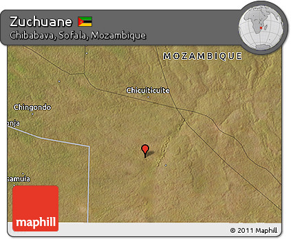Satellite 3D Map of Zuchuane