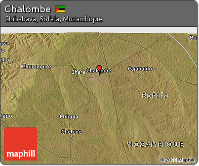 Satellite 3D Map of Chalombe