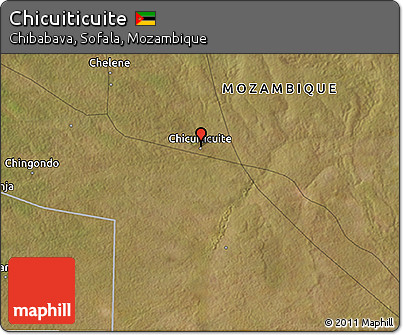 Satellite 3D Map of Chicuiticuite