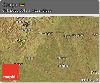 Satellite 3D Map of Chupo
