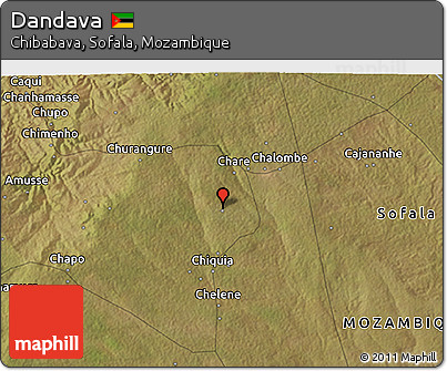 Satellite 3D Map of Dandava