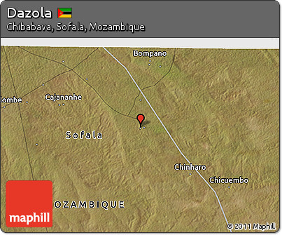 Satellite 3D Map of Dazola
