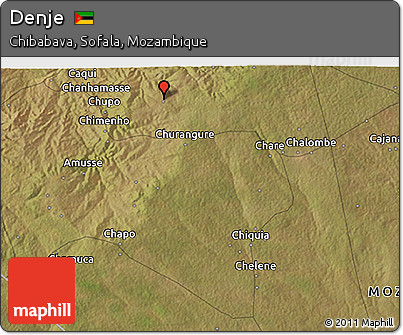 Satellite 3D Map of Denje