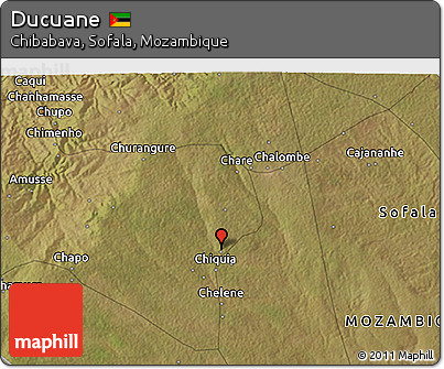 Satellite 3D Map of Ducuane