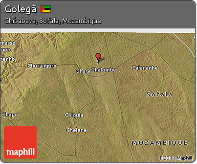 Satellite 3D Map of Golegã