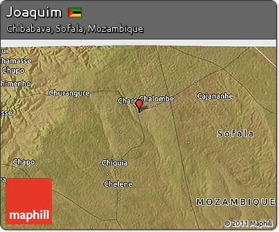 Satellite 3D Map of Joaquim