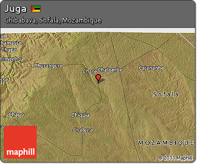 Satellite 3D Map of Juga
