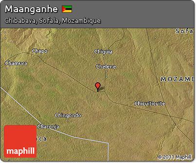 Satellite 3D Map of Maanganhe