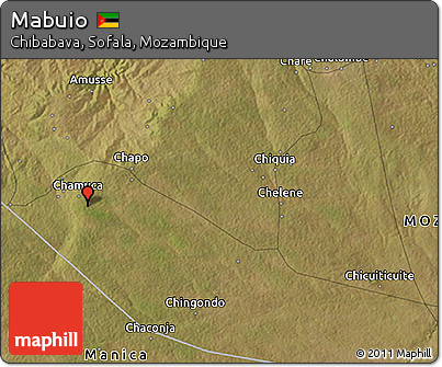 Satellite 3D Map of Mabuio
