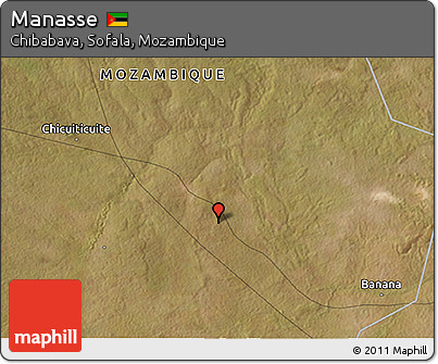 Satellite 3D Map of Manasse