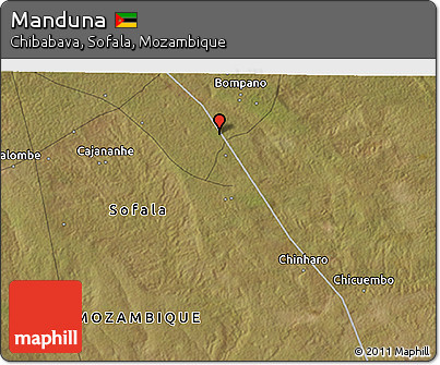 Satellite 3D Map of Manduna