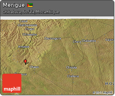 Satellite 3D Map of Merigue