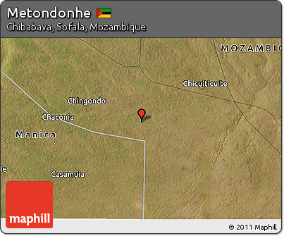 Satellite 3D Map of Metondonhe