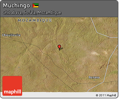 Satellite 3D Map of Muchingo