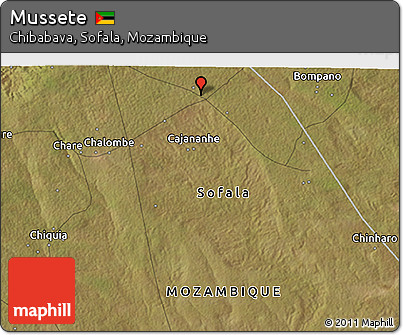 Satellite 3D Map of Mussete