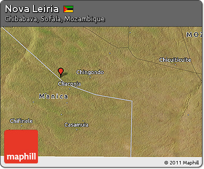 Satellite 3D Map of Nova Leiria