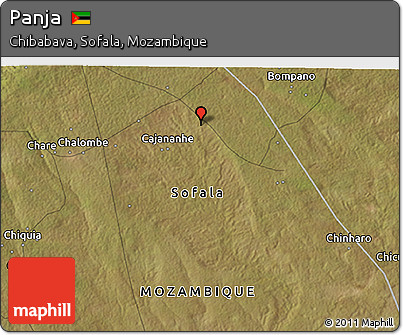 Satellite 3D Map of Panja