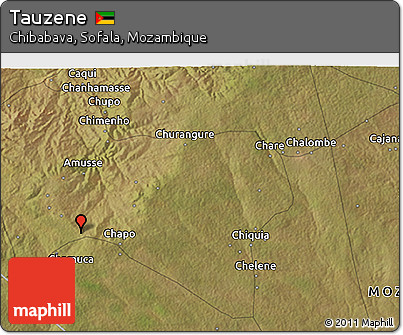 Satellite 3D Map of Tauzene