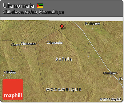 Satellite 3D Map of Ufanomaia