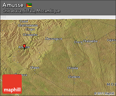 Satellite 3D Map of Amusse