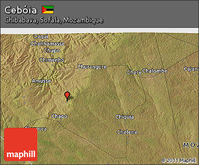 Satellite 3D Map of Cebóia