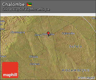 Satellite 3D Map of Chalombe