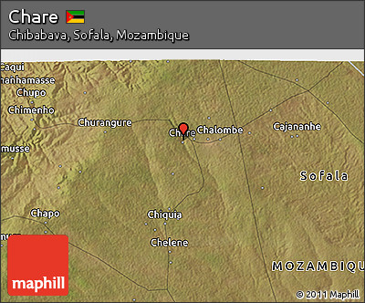 Satellite 3D Map of Chare