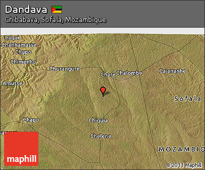 Satellite 3D Map of Dandava