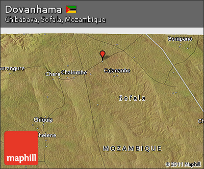 Satellite 3D Map of Dovanhama