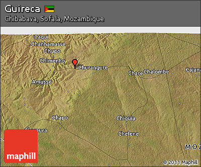 Satellite 3D Map of Guireca