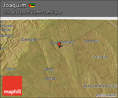 Satellite 3D Map of Joaquim