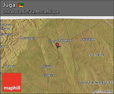 Satellite 3D Map of Juga