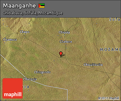 Satellite 3D Map of Maanganhe