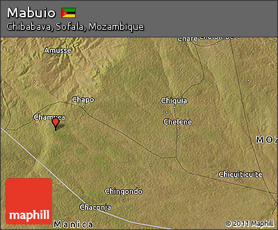 Satellite 3D Map of Mabuio