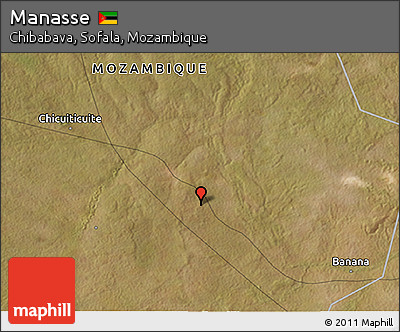 Satellite 3D Map of Manasse