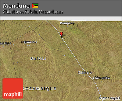 Satellite 3D Map of Manduna