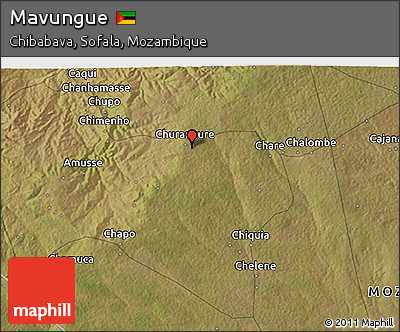 Satellite 3D Map of Mavungue