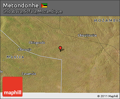 Satellite 3D Map of Metondonhe