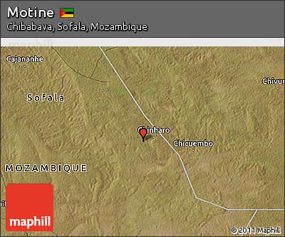 Satellite 3D Map of Motine